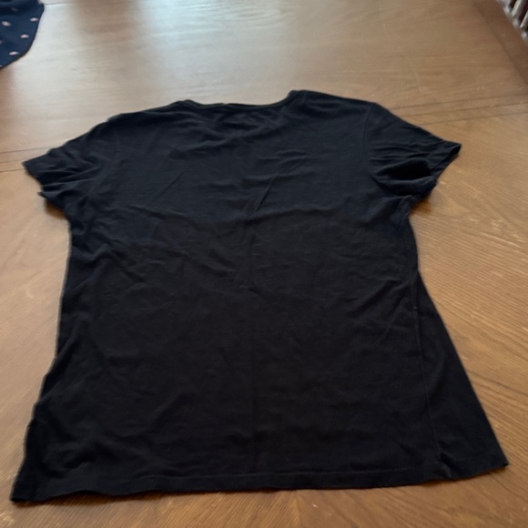 The North Face Black Tee Whistler Blackcomb  Teal Leaf Ski Graphic Large - Picture 7 of 8